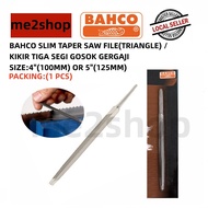 BAHCO SLIM TAPER SAW FILE(TRIANGLE) /KIKIR TIGA SEGI GOSOK GERGAJI