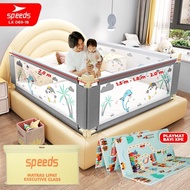 TOP ! SPEEDS Baby Bed Guard Bed Rail Safety Bedrail Bayi Anak Balita