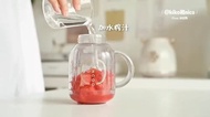 CHANCOO Orange Kitchen Portable Juicer Multifunctional Double Cup Retro Light Food Juice Machine