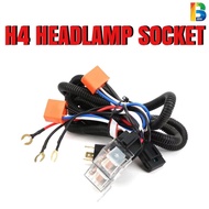 Car H4 Headlight Relay Power Cable Set Headlamp Relay Wire Kit Boost Up H4 Socket Soket H4 Socket Wa