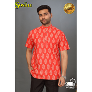 Sonali Premier Quality Couple Collections Men Shirt 3 PCS Suit Women Suit Kemeja Labuh Baju Sedondon