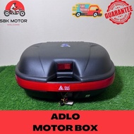 🔥【SBK MOTOR】ADLO Universal Motorcycle Rear Box | Storage Luggage Top Case Motor Basikal Kotak Belaka