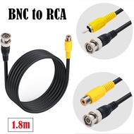 BNC Monitoring Cable BNC Male to RCA Female/Male (Yellow) Communication Cable Connection Cable Coaxi