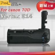 【eYe攝影】加贈LPE6電池 PIXEL 品色 CANON 70D 80D 垂直把手 電池手把 電池把手 BG-E14