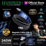 IPHONE Ugreen 85529 Magentic Cable USB-C to USB-C 240W PD Fast Charging Nylon Braided Cable 50cm Cha