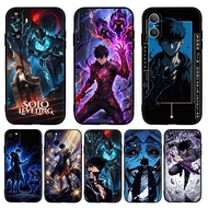 for Huawei Nova 2i 2 Lite 3 3i 4E 5i 5T 7 10 SE 8i Y61 Cool Cartoon Anime Solo Leveling Soft black T