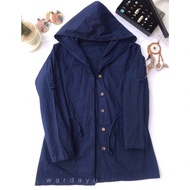 STILLREADY Hoodie Jumper Parka outer Navybiru jacket Vintage classic retro mods vespa