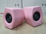 สีชมพู Edifier G2000 2.0 32W RMS ลำโพง Dynamic RGB LED ลำโพงสาย gaming เกมมิ่ง พลังเสียงเกินตัว แหวก