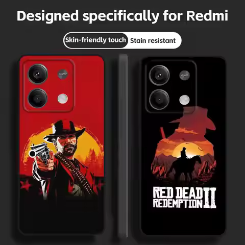 HOT GAME R-Red D-Dead R-Redemption Phone Case For Redmi Note 14 13 12 11 Pro Plus S 5G 14C A3 Soft B