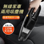 日本暢銷 - 無綫手提吸塵機 家用吸塵機 車用吸塵機 (USB充電) (5000Pa) - 黑色