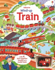 USBORNE WIND-UP BOOKS : TRAIN WITH MODEL TRAIN (AGE 3+) BY DKTODAY