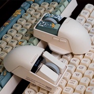 Lofree Lofree Lofree Small Mouse Wireless Three-Mode Bluetooth USB Charging Cute Retro Girl Notebook