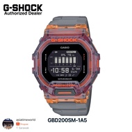 [Official Marco] GSHOCK GBD-200SM-1A5 / GBD200 / GBD200SM Orange Digital Men Watch G-SQUAD