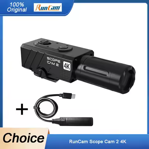 RunCam Scope Cam 2 4K Airsoft Camera Digital Zoom Customized Crosshairs IP64 Paintball WaterProof AP