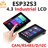 ESP32 S3 4.3 Inch (B) 800x480 Capacitive Touch Display Board Support LVGL Built-in Sensor CAN I2C RS