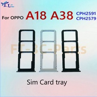 For OPPO A18 A38 Sim Card Tray Slot Sim Card Holder Replacement Parts