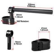Fit For 37mm 41mm 43mm 50mm 53mm 55mm Adjustable Clip-ons Handlebar Motorcycle Handlebar Clip-On Han
