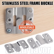 [Wholesale] Stainless Steel Interlock Hanging Buckle / Flush Mount Bracket Furniture Connector / Sof