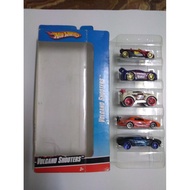 Hot Wheels 5pk Volcano Shooter 2009 (Open Box) 2x Mitsubishi