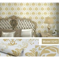 Wallpaper Dinding Batik Ukuran 45Cm*10M / Wallpaper Dinding 45Cm X 10