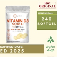 Micro Ingredients Micro Ingredients MicroIngredients Vitamin D3 10,000IU 10000IU K2 200mcg OR D3 50,