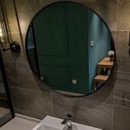 Bathroom mirror toilet round nordic mirror make up mirror