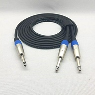 DE176 >> Canare 3mtr Audio Cable + Akai 6.5mm Mono Male To 2 Akai 6.5mm Male Jack