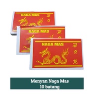 Dupa Kemenyan Wangi Cap NAGA MAS Menyan ASLI Wangi Pengharum Ruangan Isi 10 Batang-SUPER