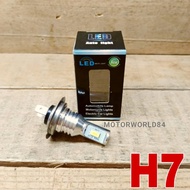 H7 HEAD LAMP LAMPU BULB LED SPOT LIGHT WHITE COLOR SUPER WHITE H7 LED LIGHT BULB NINJA250 / R25 H7 2 KAKI