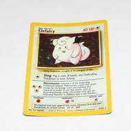 寵物小精靈 遊戲咭 美國版 硬咭閃 無巢無摺 pokemon Clefairy