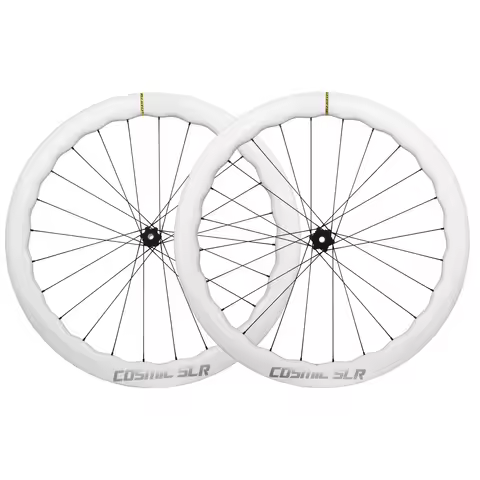 700C wave ring ratchet RUJIXU carbon fiber white wheel set HG/XDR road bike disc brake carbon wheel 