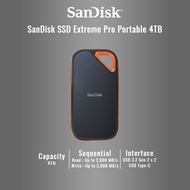 SanDisk 4TB Extreme PRO Portable SSD V2 2000MB/s