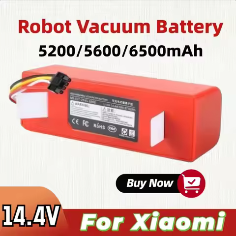 BRR-2P4S-5200S for Xiaomi Roborock S55 S60 S65 S50 S51 S5 MAX S6 Robot Vacuum Battery