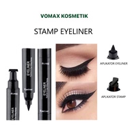 Vomax 2 in 1 Eyeliner Stamp Wing Eyeliner Liquid Waterproof Stamp Eyeliner 2 in 1 Eyeliner Marker