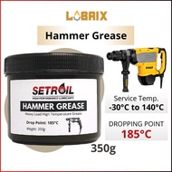 LUBRIX Setroil Hammer Grease Hammer Drill Demolition Hammer Power Tools Power Drill Rotary Drill Lub