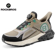 ROCKBROS Outdoor Shoes Non-slip Wear-resistant  Running Cycling Hiking Camping Comfortable Shockproof Sports Shoes With Rotary Buckle