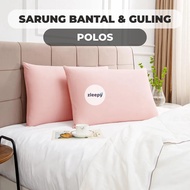 Plain Zippered Pillowcase - Plain Pillowcase 45x65 and 50x70 - Bolster Case 35x90 and 35x100