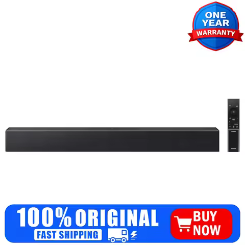 Samsung B-Series 2.0 Channel Soundbar with Subwoofer, Black, Bluetooth Home Audio System