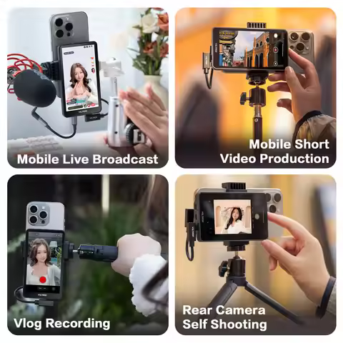 Viltrox DC-T1 5inch 400nits Touch Magnetic Phone Monitor False Color for iPhone Android Vlog Live Sh