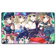 Custom Print YUGIOH Cards Playmat， Big Tits Animation Girls Playmat， Board Games， table playmat， YU-