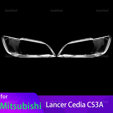 For Mitsubishi Lancer Cedia CS3A Transparent Housing Front Headlights Lens Shell Glass Lampcover Acc