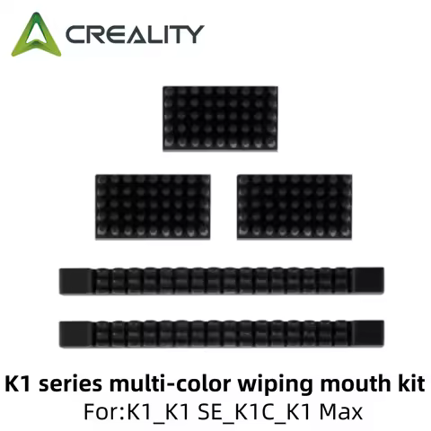 Creality K1 series multi-color wiping mouth kit,3D Printer Nozzle Clean Wiper Module with 5PCS Silic