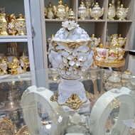 Luxury flower gem ceramic jar 01