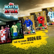 Player Card Printed Match Attax 2024 European-South American Cup Optional (No. 85-100)