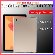 [Samsung Tab A7 10.4INCH T500 / T505] Shockproof Transparent Silicone Tablet Case For Samsung Tab A7 10.4INCH T500 / T505