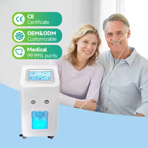 Hydrogen Water And Browns Gas Generator Home Use 3000ML 6000ML H2 O2 Browns Gas Inhalation Machine H