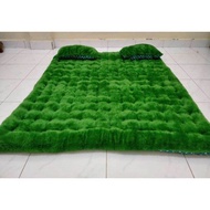 REALPICT Kasur Gender Bulu Rasfur 200x160 / 200x200 ( UKURAN BAHAN) Bonus 2 Bantal Gratis Empuk dan