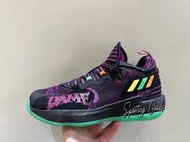 S.G ADIDAS DAME 7 EXTPLY DAME TIME GCA H67750 黑紫 籃球鞋 萬聖節 男鞋