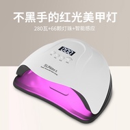 Lampu Kuku Lampu UV Lampu Merah Lampu Kuku Tidak Menghitamkan Lampu UV Kuasa Tinggi Mesin Kuku Lampu