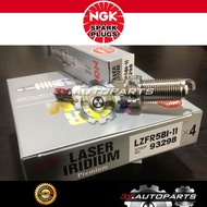 NGK หัวเทียน LASER IRIDIUM LZFR5BI-11 (ราคา /4หัว) #93298 ใช้สำหรับรถยนต์ Mitsubishi Mirage Xpander 